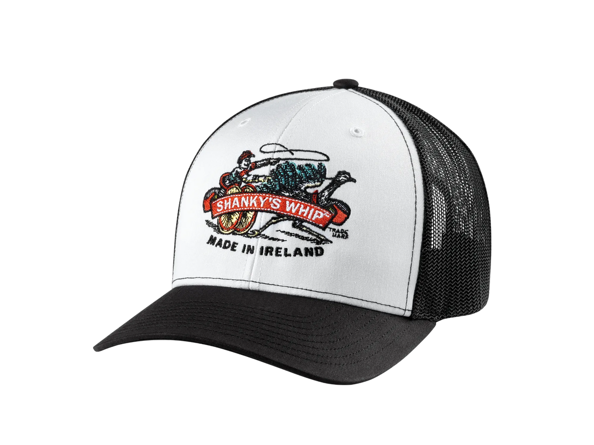 Shanky's Whip trucker cap, front view