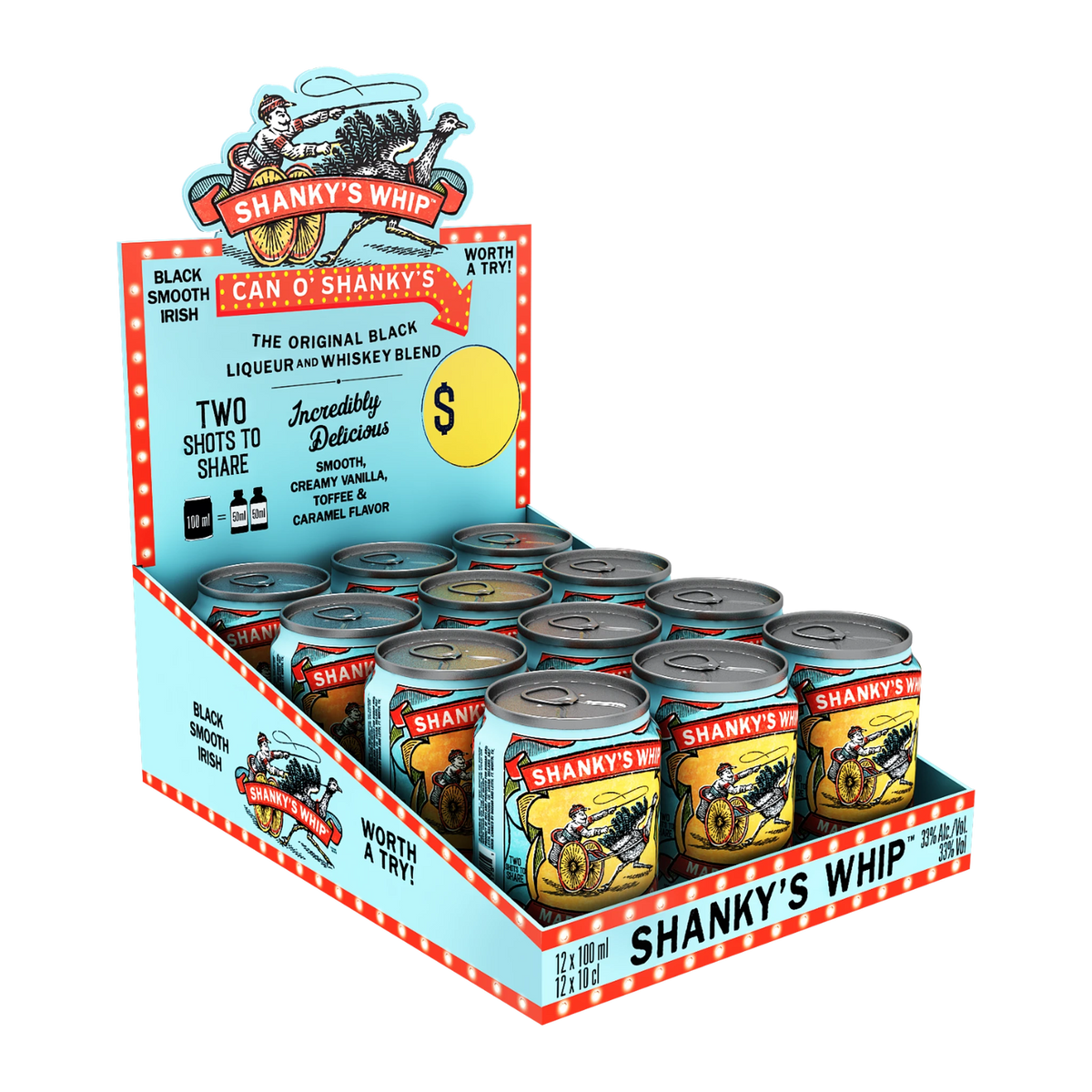 Shanky's Whip Original 12 canettes de 100 ml