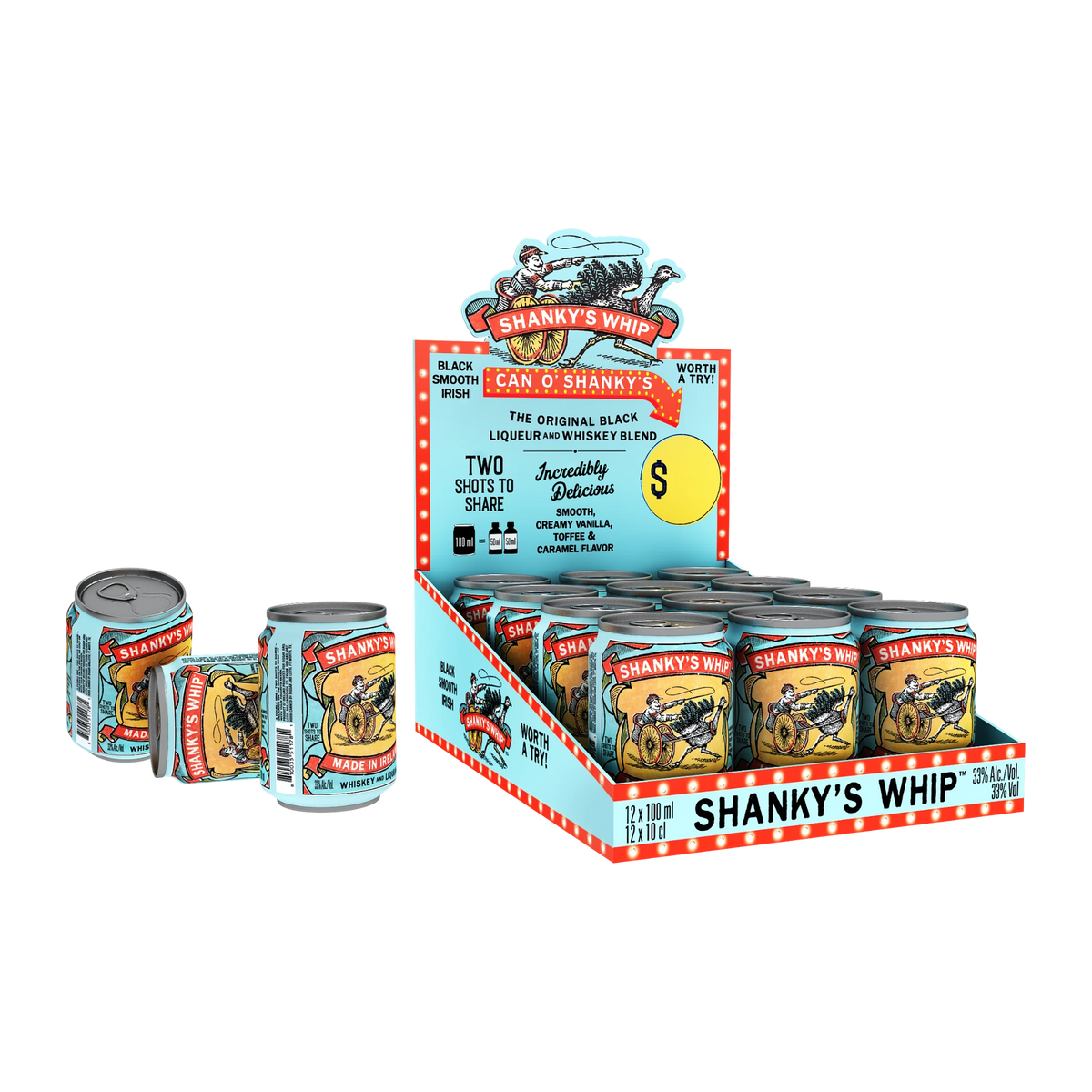 Shanky's Whip Original 12 canettes de 100 ml