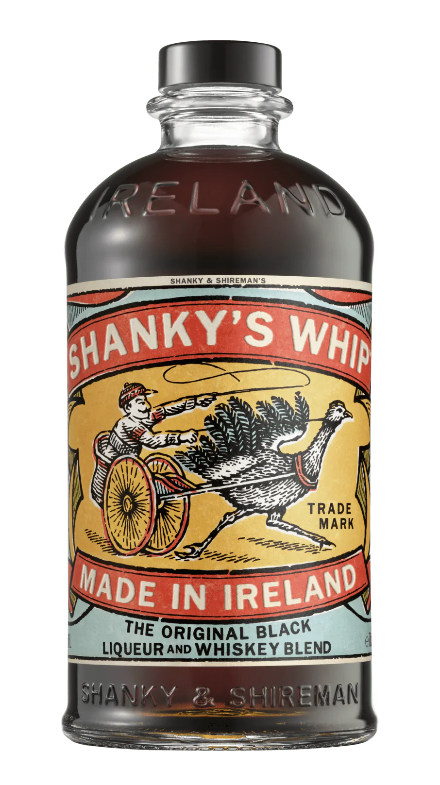 Shanky's Whip Original bottle, front label