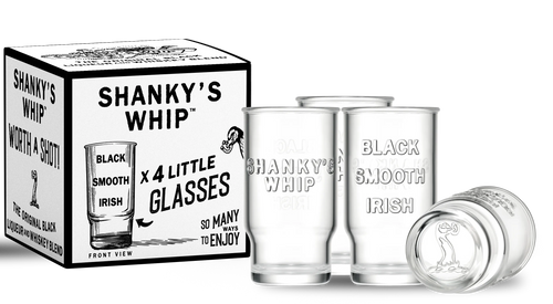 Verres à shot Shanky's Whip, lot de 4
