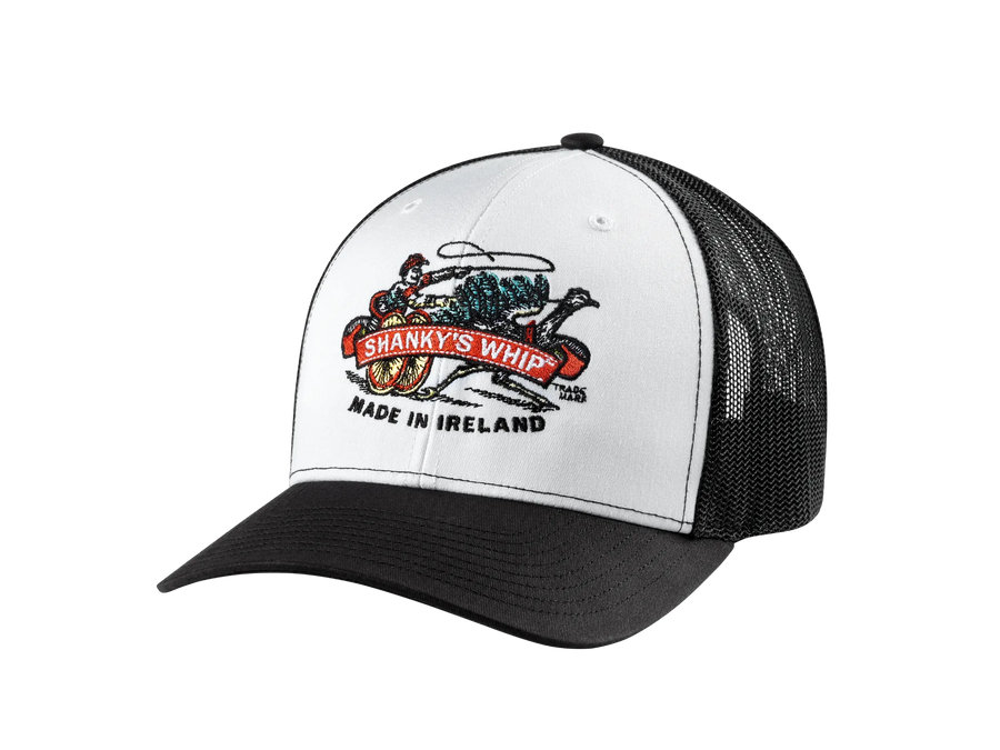 Shanky's Whip trucker cap, front view