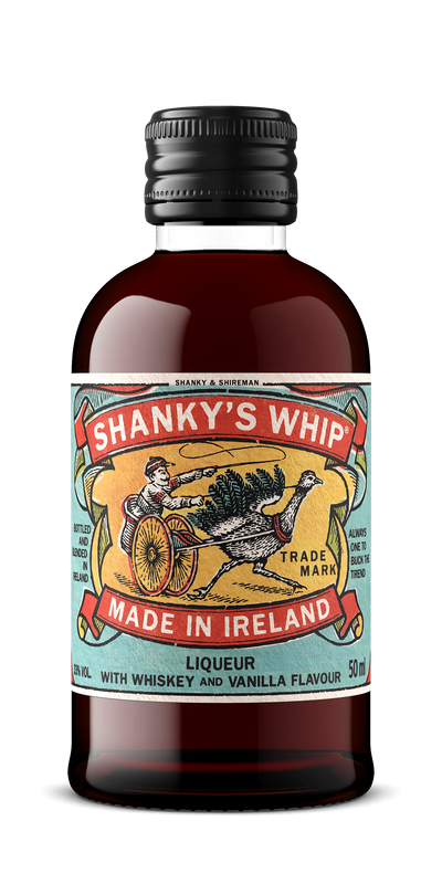 Shanky's Whip Original 50ml miniature bottle, front label