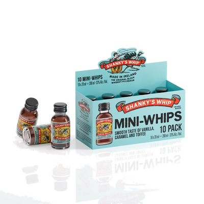 Shanky's Whip 10 x 20ml taster pack, box open
