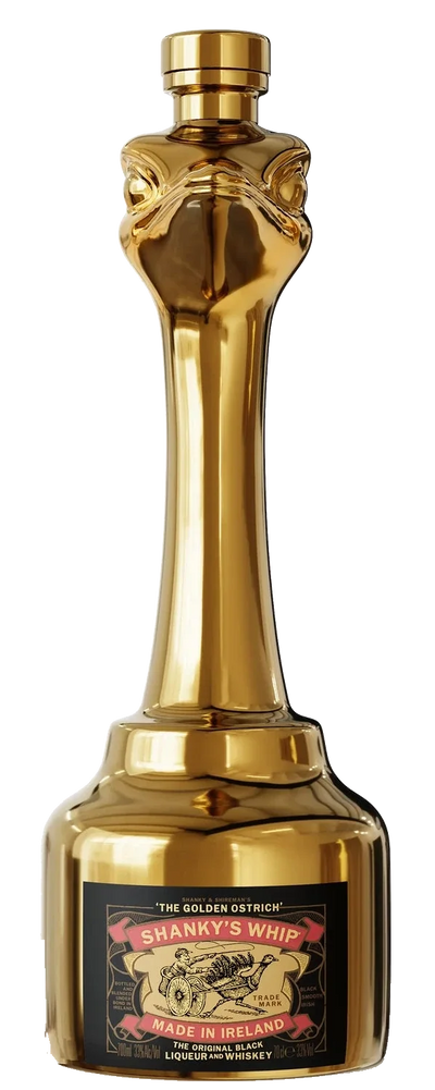 Shanky's Whip Gold, the Golden Ostrich bottle